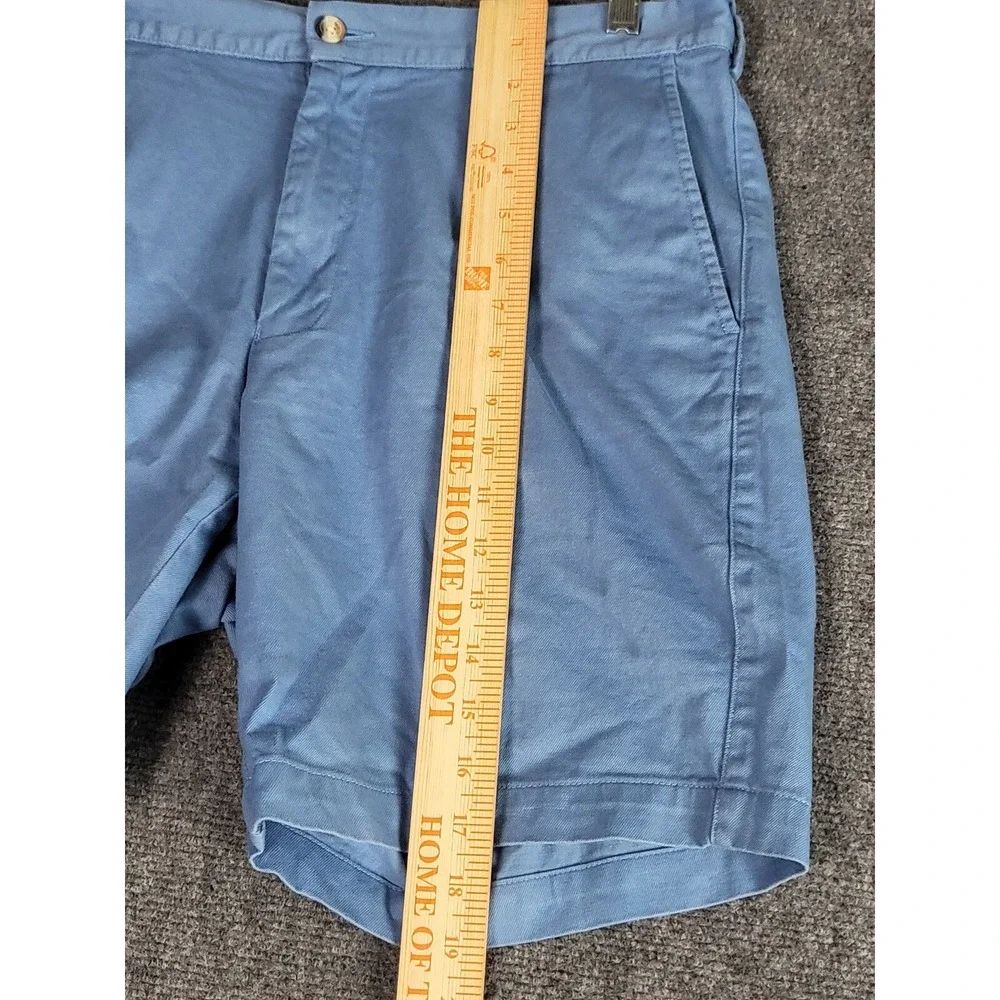 Peter Millar Crown Pilot Blue Shorts Casual Flat Front Golf Size 34 Outdoor Work